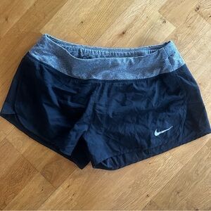 Nike Women's Athletic Shorts in Black and Gray